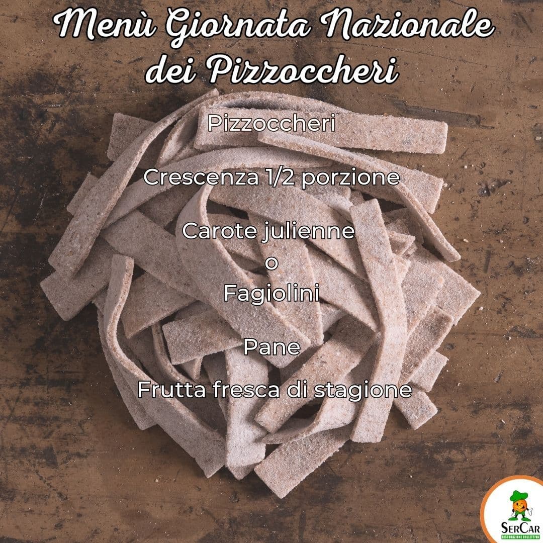 Menù Giornata Nazionale dei Pizzoccheri