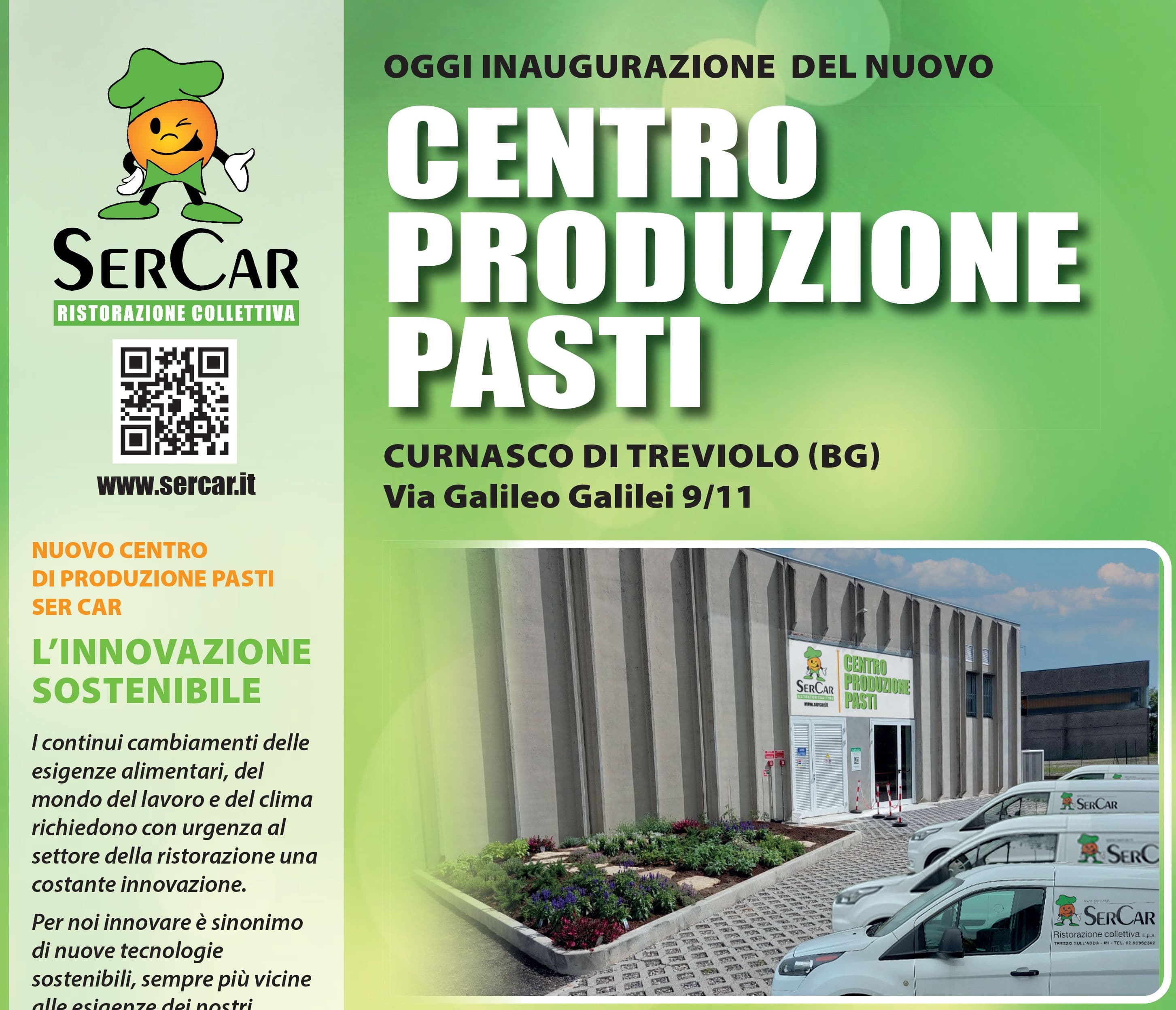 Inaugurazione Centro Produzione pasti Curnasco