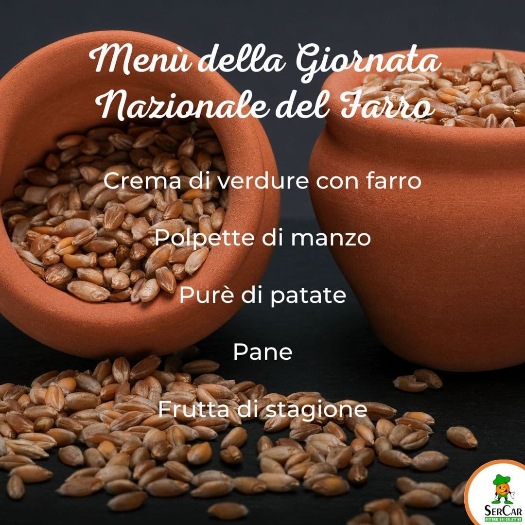 Menù Giornata Nazionale del Farro 2023