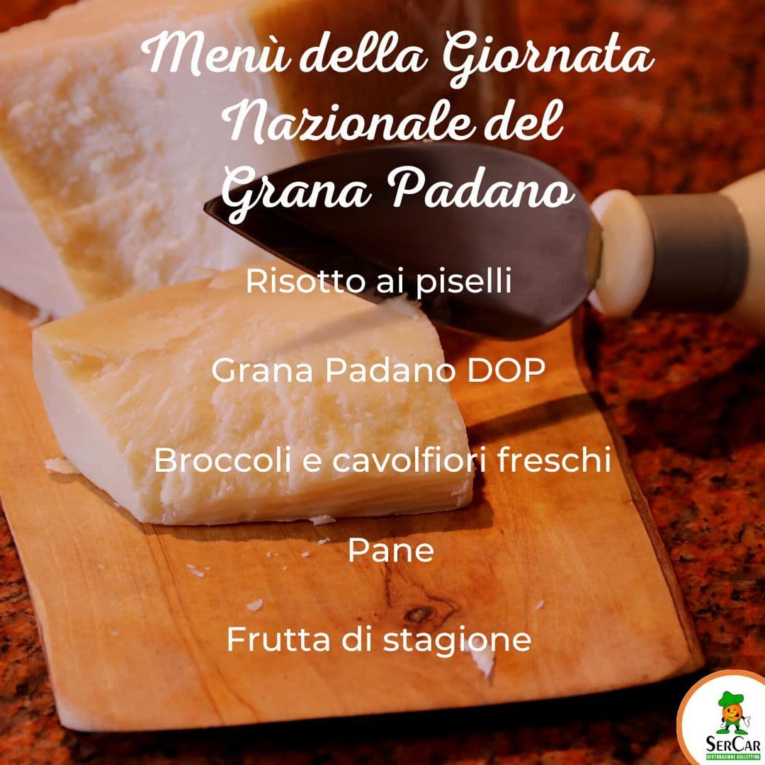 Menù Giornata Nazionale del Grana Padano